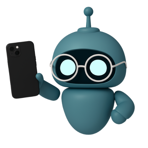 Contact Us Robot - Wht