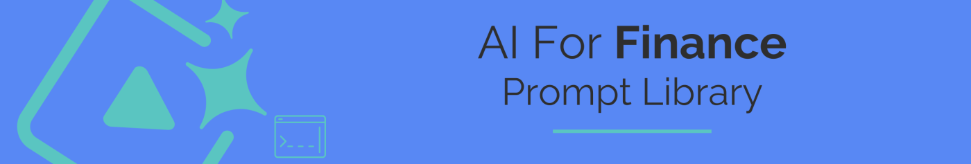 AI for Finance Prompt Library Page