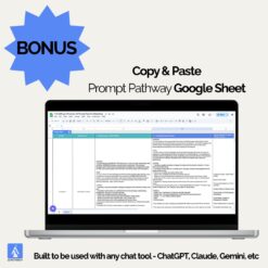 AI Pathway Marketing Prompts Google Sheet Bonus for Easy Copy-Paste