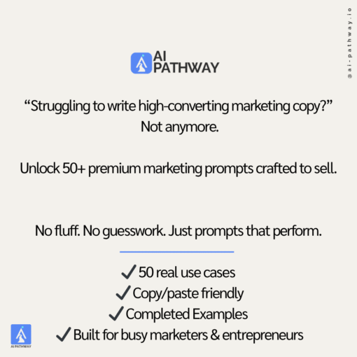 AI Pathway Premium Marketing Prompt Pack Benefits