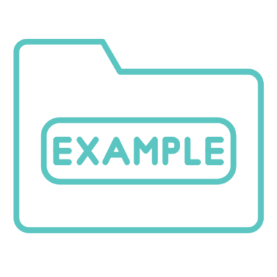 Example folder icon for reference materials