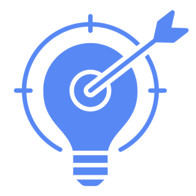 Target icon with arrow in the center