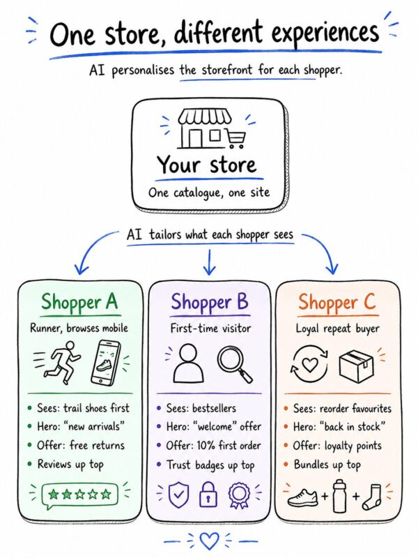 One store different experiences